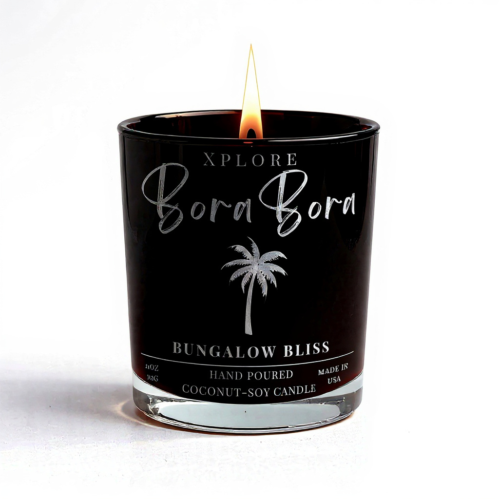 Bora Bora- Bungalow Bliss Luxury Coconut-Soy Candle