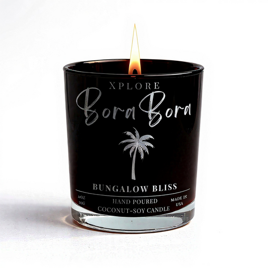 Bora Bora- Bungalow Bliss Luxury Coconut-Soy Candle